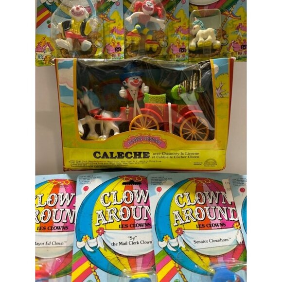LOT SALE! Vintage 1980s Mega Corp. Clown Around Figures Circus PVC - Picture 3 of 3